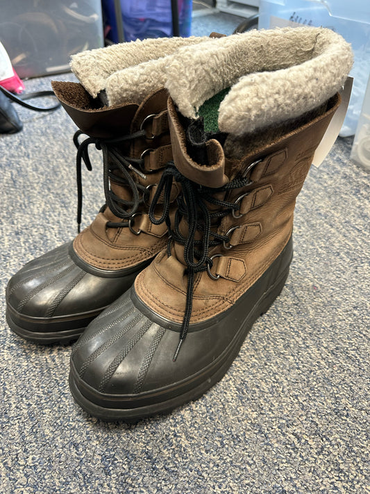 SOREL SIZE 9 TEEN SNOWBOOTS