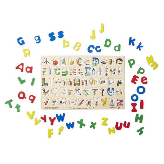 MELISSA & DOUG UPPER/LOWER ABC PUZ